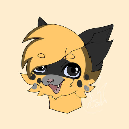 Flat Color Headshot
